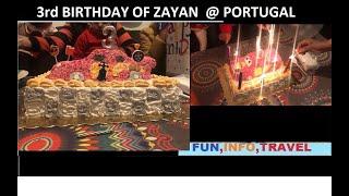 (FUN) 3rd BIRTHDAY OF LITTLE ZAYAN IN ODIVELAS FAMILY PARTY @ PORTUGAL (FIT)