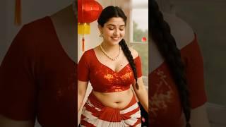 New looks /USA Sharee Looking So Beautiful. USA Girl Model.#ai #love #saree #reels #shorts