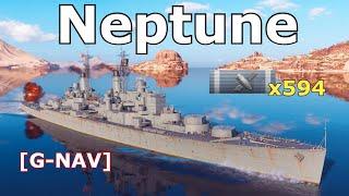 World of WarShips Neptune - 3 Kills 257K Damage