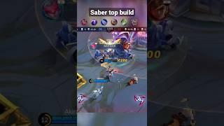 saber top build be like #2023 #shorts #short #mlbbindonesia @MobileLegends5v5MOBA