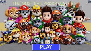 TSUNAMI BARRY! PAW Patrol FAMILY Walkthrough Full GAMEPLAY #ScaryObby #roblox