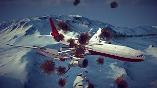 Large Airplanes Shot Down by Guided Missiles #14 Feat. Flak Missiles | Besiege