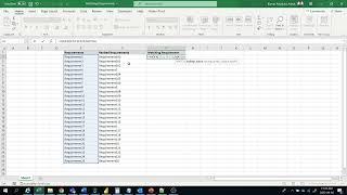 Excel: Finding matching requirements among two sets of requirements using INDEX and MATCH