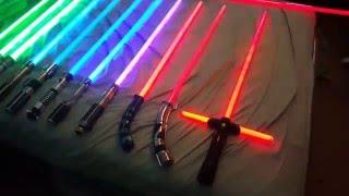 Star Wars Force Fx lightsaber collection