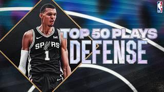 The Top 50 Defensive Plays of the 2023-24 NBA Season!