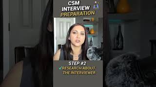 5 Steps to prepare for a CSM interview