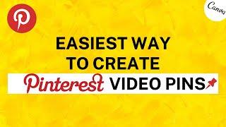 #Pinterestvideos #Pinterestvideopins How To Upload Videos On Pinterest Using Canva