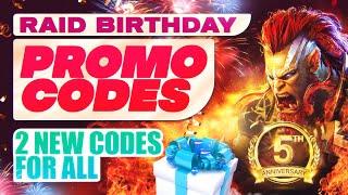 Raid 5th Anniversary CODES for ALL Raid Shadow Legends PROMO CODES & BEST 6 FREE CHAMPS