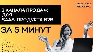 Как привлечь клиентов в B2B продукт с бизнес-моделью SaaS: финансовая модель для трех каналов продаж