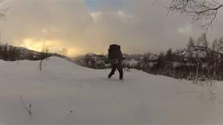 Nortent tipi 6 and stove setup in winter