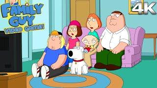 FAMILY GUY VIDEO GAME All Cutscenes (Full Game Movie) 4K UHD