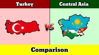 Let's Compare Turkey VS Central Asia | Country Comparison | Data Duck