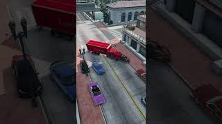 Realistic Highway Car Crashes #2 #shorts #overtaking #carcrash #dangerous