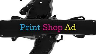 Print Shop Ad Video Template (Editable)