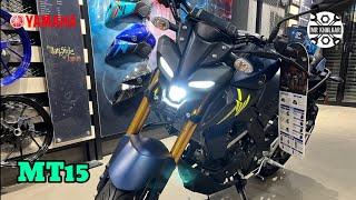 The all new Yamaha MT15 Fi liquid cool engine with blue core technology 2024￼