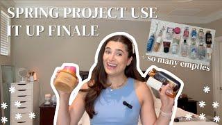 SPRING PROJECT USE IT UP FINALE | SO MANY BODY CARE EMPTIES