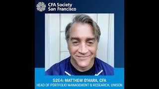 PropTech & Career Transitions w/ Matt O'Hara, CFA - Head of Portfolio Management & Research, Unison