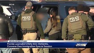 Florida lawmakers reject Gov. DeSantis' special session on illegal immigration to substitute thei...