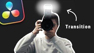 SEAMLESS Camera FLASH Transition | Davinci Resolve TUTORIAL