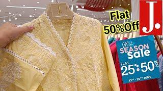 J. Embroidered Shirts Flat50%OffJ.Summer Lawn sale 2025️J.Sale 2025