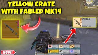 METRO ROYALE DROP YELLOW CRATE WITH FABLED MK14 | PUBG METRO ROYALE CHAPTER 23