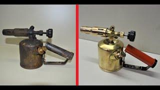 RUSTY ANTIQUE BLOWTORCH RESTORATION