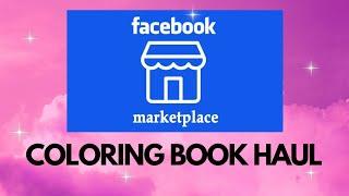 FACEBOOK FINDS!! | Coloring Book Haul & Happy Mail #coloring #coloringbook