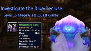 Investigate The Blue Recluse - Mage Class Quest Guide - Spawn One Rift Spawn at A Time