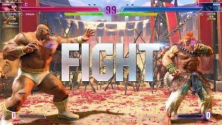 Street Fighter 6  Kobayan (Rank #2 Zangief) Vs Daigo (Rank #1 Akuma) SF6 High Level Match's!