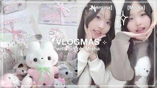 VLOGMAS with simply misha! 🩰 | grwm, gift haul, parties ft. Tokyo Catch & Maono PM450 | jorginakei