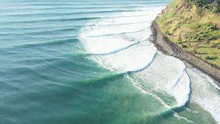 Solid Swell on an East Coast Point