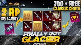 GLACIER ON WISH CLASSIC CRATE OPENING +700 CRATES | 2 RP GIVEAWAY |  BGMI & PUBGM