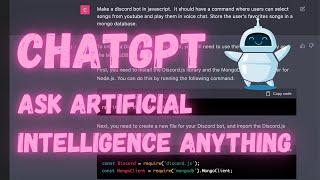 ChatGPT - Making a Discord Bot with Free AI