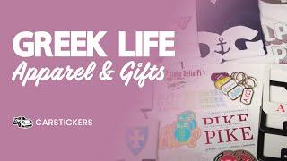 Custom Greek Life Apparel & Gifts (Sorority & Fraternity Merchandise)