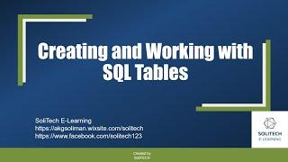 CREATE, ALTER and DROP SQL Tables in SECONDS with This Simple Trick!