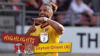 HIGHLIGHTS: Leyton Orient 1 Northampton Town 2