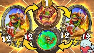 HOLY Murloc SYNERGY! | Hearthstone Battlegrounds