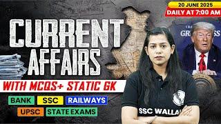 Current Affairs Today | 20 June Current Affairs 2025 | Daily Current Affairs | By Krati Mam