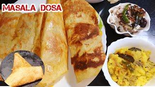 Oat Masala Dosa Recipe|Dosa Aloo Masala|Coconut Chutney for DosaHealthy Breakfast