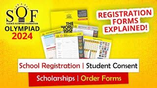 SOF Olympiad Brochure Unboxing Part 2 –  Registration Forms for schools, students and teachers