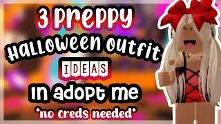 3 PREPPY HALLOWEEN OUTFIT IDEAS IN ADOPT ME 