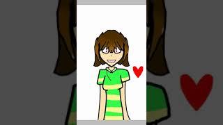 drawing chara from (undertale)