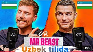 MR BEÂST × CRISTIANO// UZBEK TILIDA // @cristiano @MrBeast #cristiano #mrbeast #fyp