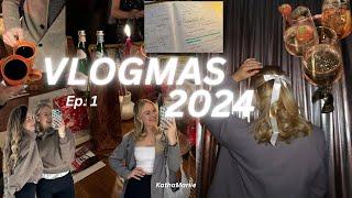 VLOGMAS 2024 - Ep. 1: Weihnachtsfeier in Frankfurt, Prüfung, Lernen I KathaMariie