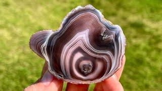 This beautiful Botswana agate turned out perfect!