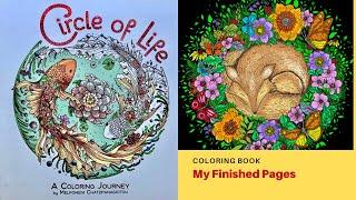 Melpomeni Chatzipanagiotou: Circle of Life. My Finished Coloring Book Pages