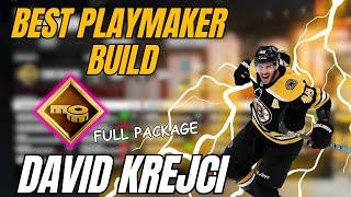 BEST PLAYMAKER BUILD IN NHL 24 | DAVID KREJCI BUILD