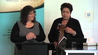 Trish Young and Tracey Wright-Tāwha shares their Whānau Ora model Te Poha Oranga