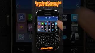 Download Operamini on your Blackberry Device 