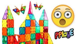 DIY Magnetic Tiles Building Ideas: House, Pyramid, Castle and More!